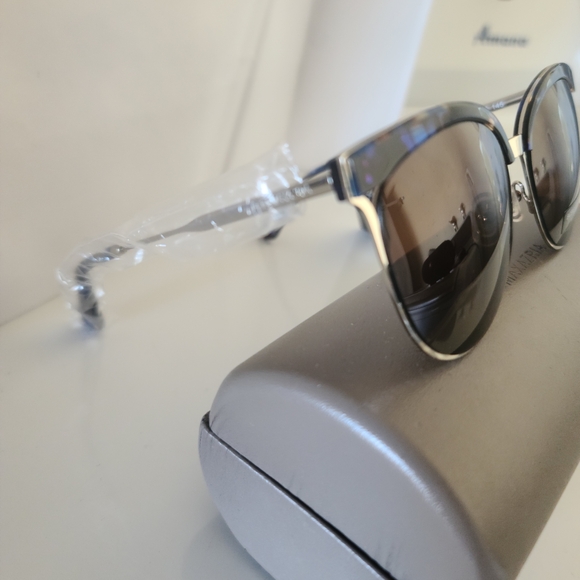 BCBGMaxAzria Blue and Brown Sunglasses main image 4